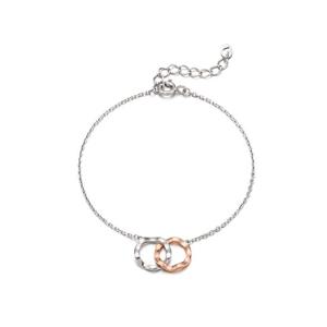 [티르리르]피오니 콤비 실버 팔찌 TBSSVW11702M