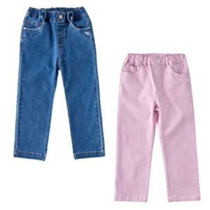 [블루독8-키즈] 택1 DM 하트스트레이트데님팬츠 여아 면스판 바지 간절기 두돌선물 초등학생 25A7541451