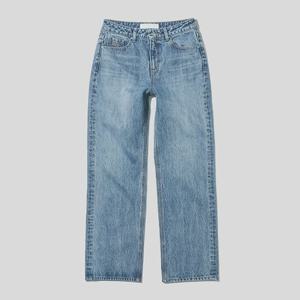 [플랙진]여성 로그 K72 스트레이트 중청 데님 팬츠 (PJTT5LGK725)