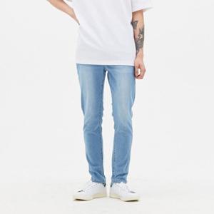 [플랙진]남성 노이커츠 K42 슬림 크롭 연청 데님 팬츠 (PJTT2NKK425)