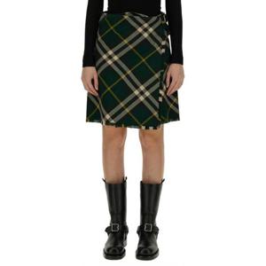 버버리 미디 스커트 8083016 GREEN