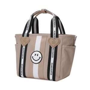 [파리게이츠] (521E3BG005)여성 스마일 배색 웨빙 투웨이 토트백