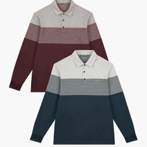 [크로커다일남성]한기장 패턴 제천 카라티 CDAA9TS4451_JJ