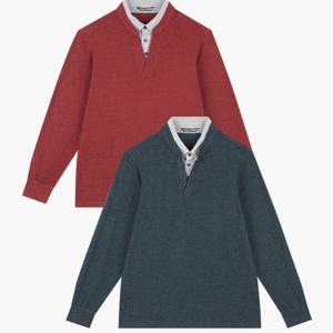 [크로커다일남성]셔츠 레이어드형 티셔츠 CDAA9TS3453_JJ