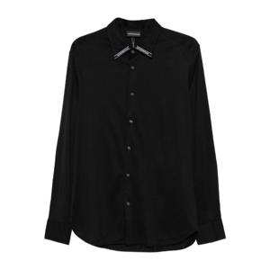 엠포리오아르마니 블랙 롱 슬리브 셔츠 EM003055 AF10761UC001