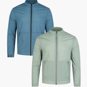 [크로커다일남성]스트라이프 패턴 펀칭 점퍼 CDAA9JP2205_JJ