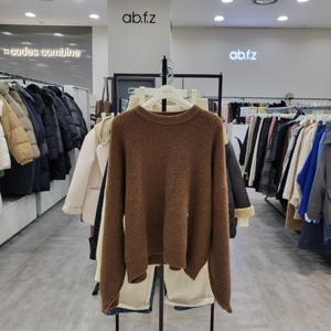 [ab.f.z]AFZ1HW56/봄 간절기 루즈핏 숏 니트 티셔츠_IC