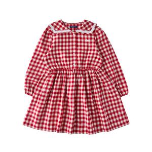 [블루독]RD 깅엄체크카라원피스 25A15-400-50