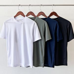 [모로엠]남성 드라이 R넥 반팔티 DM-TSH-QDAE720M-네이비