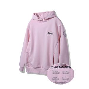 [지프]JP1THU013 선기획 루즈핏 후드티셔츠 2024년 라이트핑크