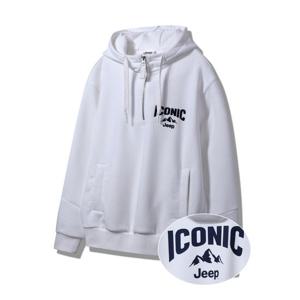 [지프]JP1THU212 아이코닉 셋업 반넥 후드 화이트 티셔츠_SC