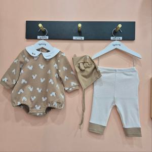 [아가방]지니다람쥐바디수트상하(모자) 01S527901_CJ