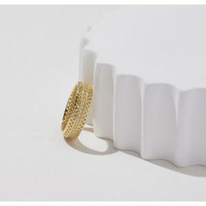 미니골드 14K 루체 메쉬 반지 MRM14278