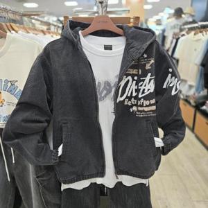 리트머스 HC38 아트윅 데님 후드 점퍼 LQ1JU014