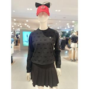 [파리게이츠] 25FW가을 여성 PG스마일 후로피 맨투맨 (521E3TR205)