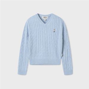 [후아유]여성 Steve Cable V-Neck Pull over WHKAF4912F