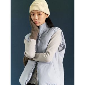 [빈폴레이디스]니트넥 다운 베스트 스카이블루 (BF4X38C05Q)