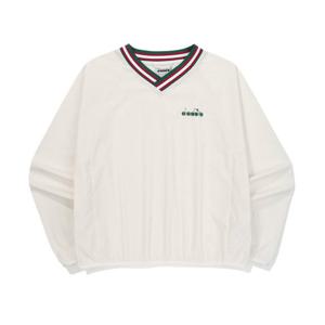 [디아도라]디아도라 V넥 긴팔 피스테 우먼 OFF WHITE D5322TPI03