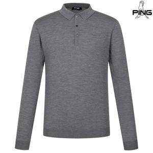 [양말증정]남성 울 베이직 카라 긴팔 니트 111E3SR001_MG