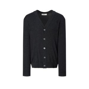 헤지스  25FW  남성 솔리드 배색 브이넥 가디건 HZSW5D202CG