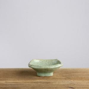 이천도자기 판주물럭 굽사각찬기 1호 11cm 주물럭접시 주물럭토기 이천도자기 반찬그릇 한식기 찬기 접시