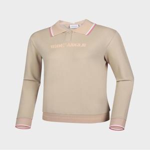 [와이드앵글]CO 빅 니트 카라 블루종 티셔츠 LWWU24272