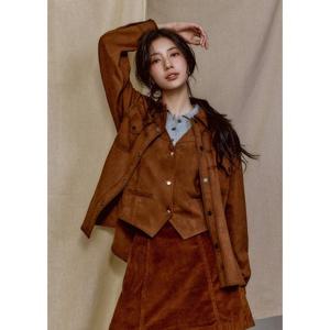 [게스]남녀공용 인조 스웨이드 셔켓 MP4W2292