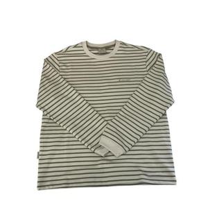 [스노우피크] 스트라이프 긴팔 티셔츠 Olive S25FMF-TL12 OL