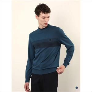 인디안 세이브존02 원포인트 패턴 모크넥 니트 MIGBH4F8321