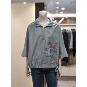 [트리아나]MARIO소고 리본스트링 집업블라우스AJ2BA13