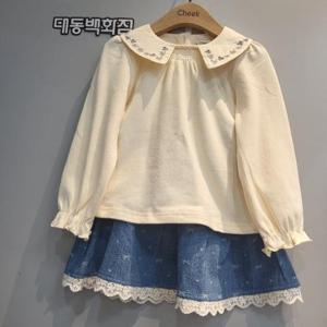 치크 DP01 스모킹 티블라우스 CKLA25W81