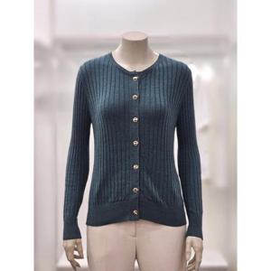 프렐린 세이브존02 라운드넥 골지 가디건 RWC253042