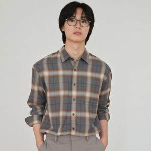 [폴햄]남성) 플란넬 체크 셔츠 (PHF4WC1013)