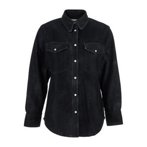 이자벨마랑에뜨왈 체스트 플랩 포켓 포인트 칼라 셔츠 CH0240FA