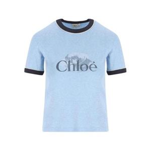 끌로에 반팔 티셔츠 CH25WJH03198 433 CEYLAN BLUE