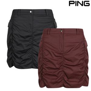 골프양말증정_PBS 여성 셔링 아웃포켓 큐롯 스커트 121E3PC283