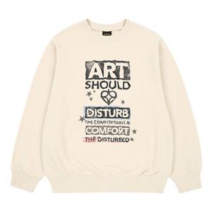 [블루테일]아트 포스터 옐로우 맨투맨AZA1TS01YE