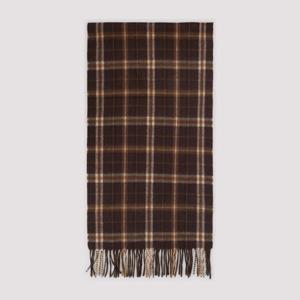 셀린느 플란넬 패턴 프린지 캐시미어 스카프 2AWU40S39 19CV