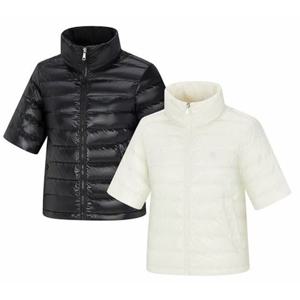 [콜핑]LD08 여성 겨울 크롭기장 반팔 오리털 경량다운자켓 KVJ6510W