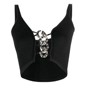 25 FW GCDS 로고 체인 탱크 탑 SS23W430812 TP442820313