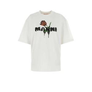 마르니 반팔 티셔츠 THJET49P18USCY31 LOW01 White