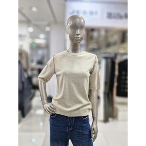제시뉴욕 세이브존04 숄더 버튼 반팔 니트 탑 BFW5KO8840KO