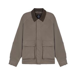 [뱅뱅]남녀공용 베이직 카라 배색 점퍼 CUL608