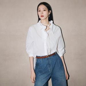 [라인어디션][이성경 착용] 프릴 카라 블라우스 (NWBLPF04)