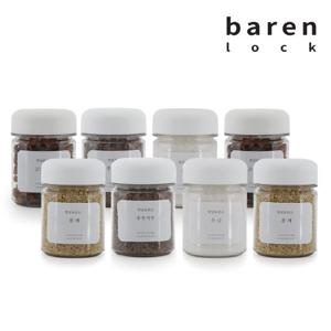 바른락 양념보관소 PET 미니 양념통 180ml 8P (화이트)
