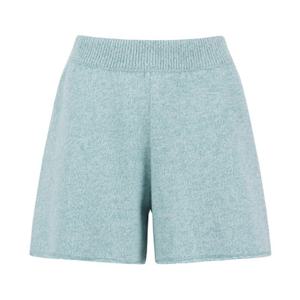 [파리게이츠] (521E4PS381)여성 인밴딩 멜란지 니트 와이드 쇼츠