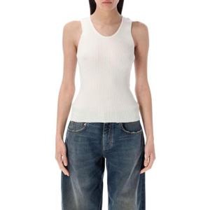 발렌시아가 민소매 티셔츠 828090T1737 9000 Bianco