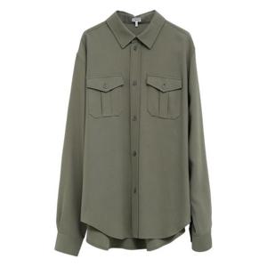 로에베 긴팔 셔츠 H526Y05WEV 4160 Green