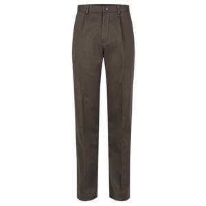 남자 겨을 원턱 링클프리 기모 면바지 HW-PTK-Q001-카키