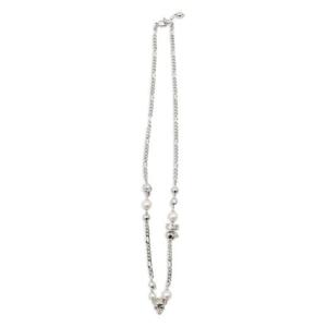 알렉산더 맥퀸 네크리스 836692 J16PA 1906 SILVER